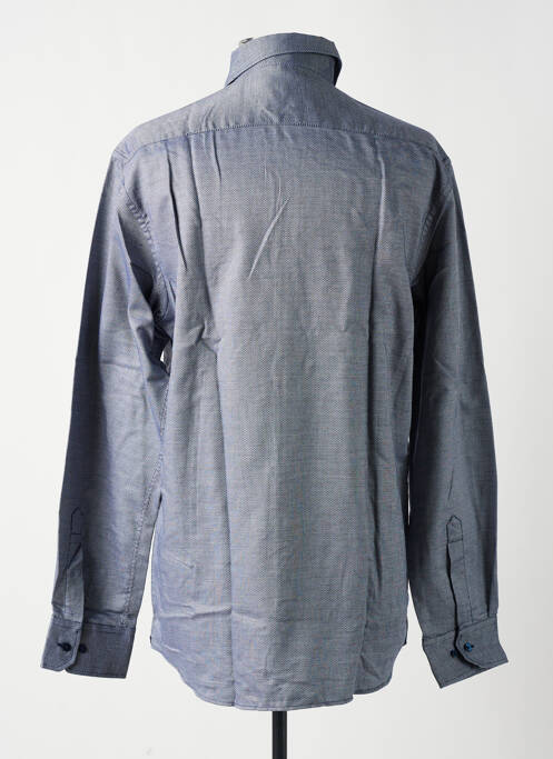 Chemise manches longues bleu ETERNA pour homme