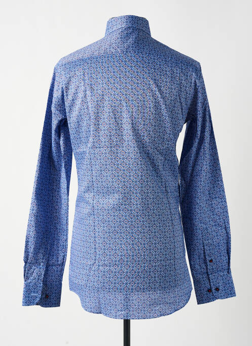Chemise manches longues bleu ETERNA pour homme