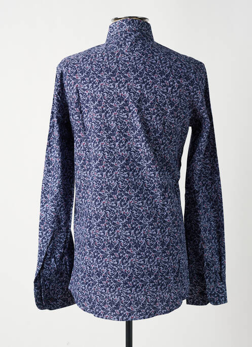 Chemise manches longues bleu ETERNA pour homme