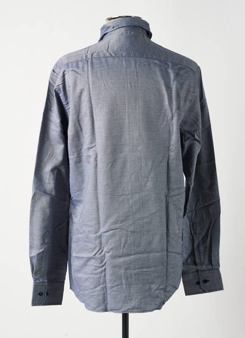 Chemise manches longues bleu ETERNA pour homme