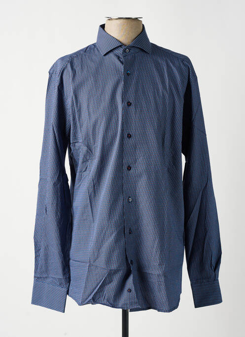 Chemise manches longues bleu ETERNA pour homme