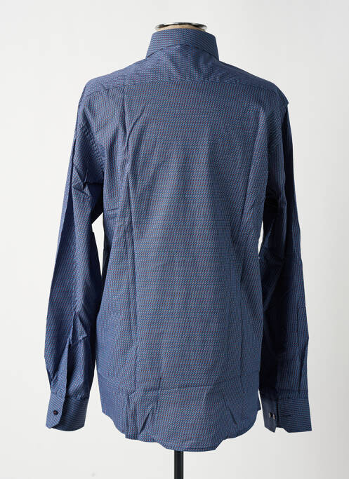 Chemise manches longues bleu ETERNA pour homme