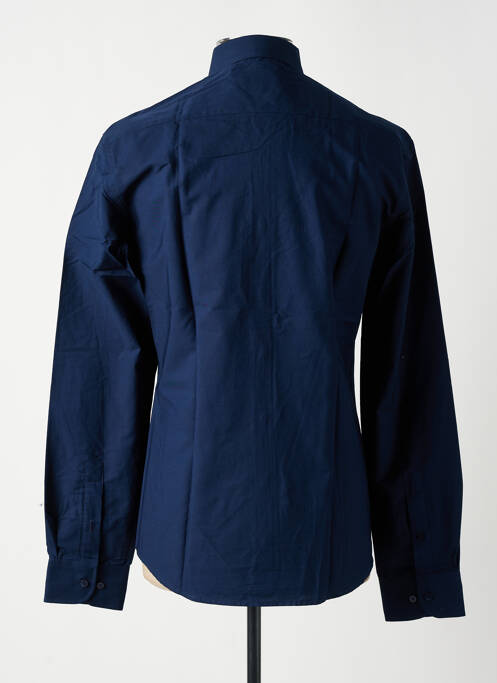 Chemise manches longues bleu ETERNA pour homme