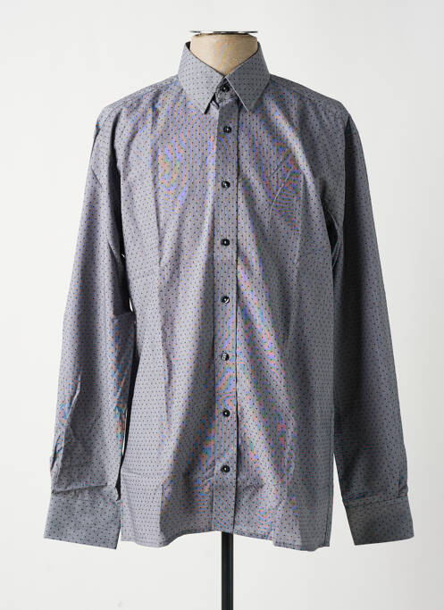 Chemise manches longues gris ETERNA pour homme