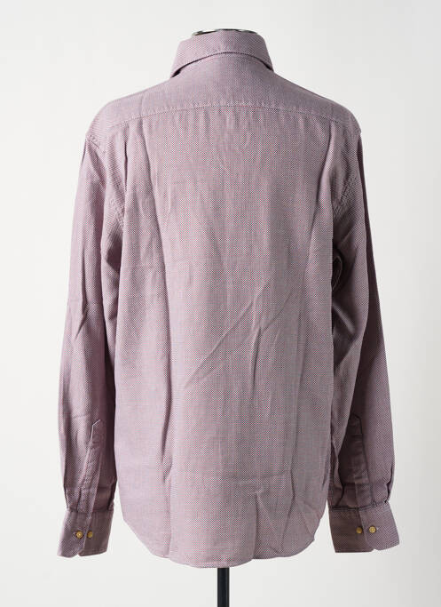 Chemise manches longues rouge ETERNA pour homme