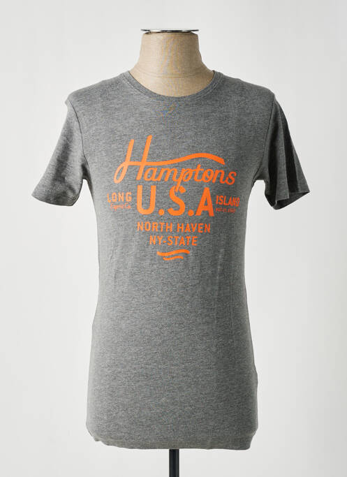 T-shirt gris ESPRIT pour homme