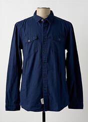 Chemise manches longues bleu EDC pour homme seconde vue