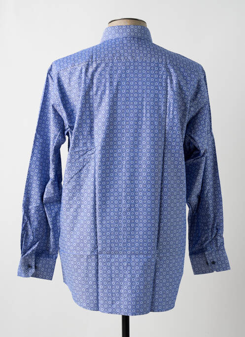 Chemise manches longues bleu ETERNA pour homme