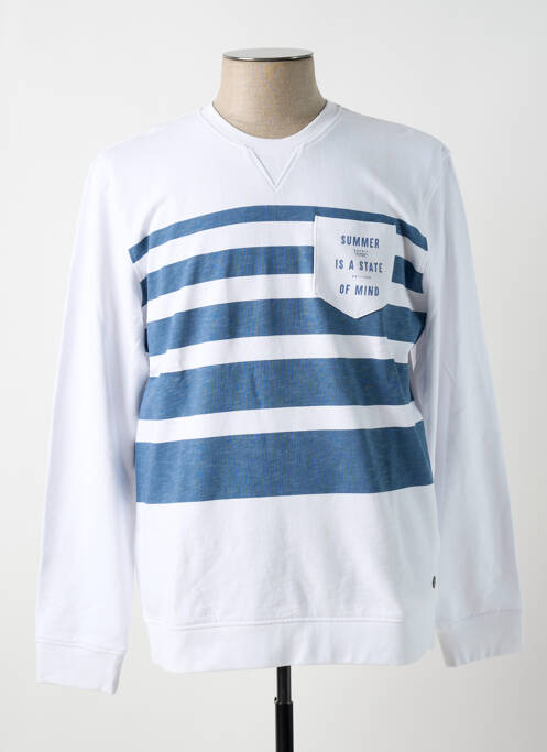 Sweat-shirt blanc ESPRIT pour homme