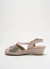 Sandales/Nu pieds beige BOISSY pour femme seconde vue