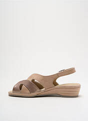 Sandales/Nu pieds beige BOISSY pour femme seconde vue