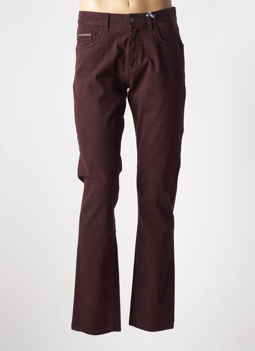 Pantalon droit violet RED POINT pour homme