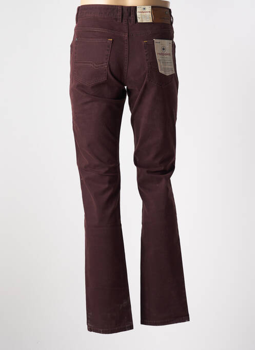 Pantalon droit violet RED POINT homme