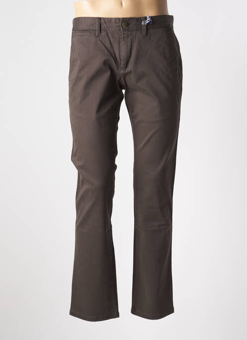 Pantalon slim marron RED POINT pour homme