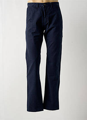 Pantalon chino tissage popeline taille normale bleu ESPRIT homme