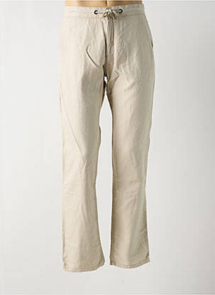 Pantalon chino tissage chiné taille normale beige ESPRIT homme
