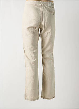 Pantalon chino tissage chiné taille normale beige ESPRIT homme
