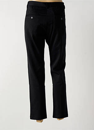 Pantalon chino fermeture zippée sous rabat boutonné taille normale noir IMPERIAL femme
