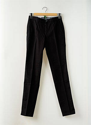 Pantalon chino tissage popeline taille normale noir M.E.N.S homme