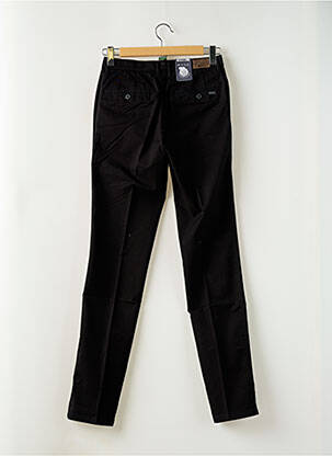 Pantalon chino tissage popeline taille normale noir M.E.N.S homme