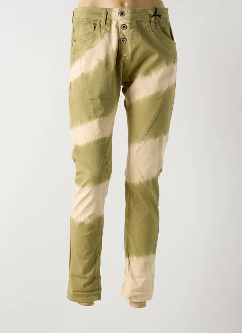 Jeans coupe slim vert PLEASE pour femme