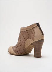 Bottines/Boots marron GOLD BUTTON pour femme seconde vue