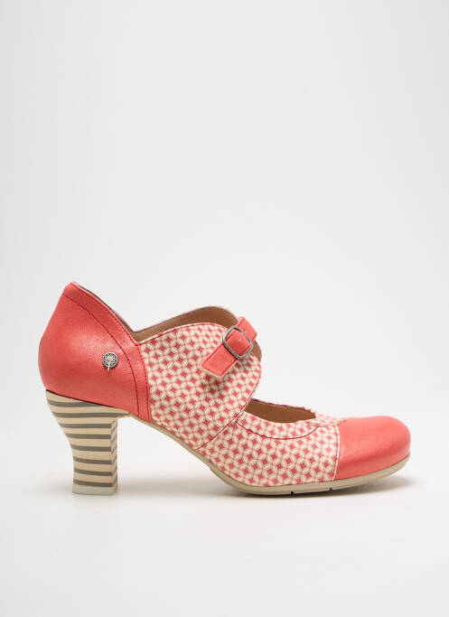 Escarpins rose GOLD BUTTON pour femme