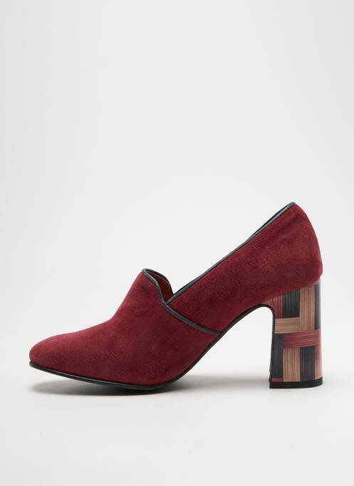 Mocassins violet GOLD BUTTON pour femme