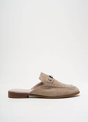 Mules/sabots type de semelle amortissante talon plat jusqu'à 3cm beige DORKING femme