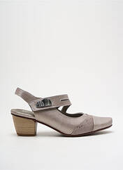 Escarpins argent DORKING pour femme seconde vue