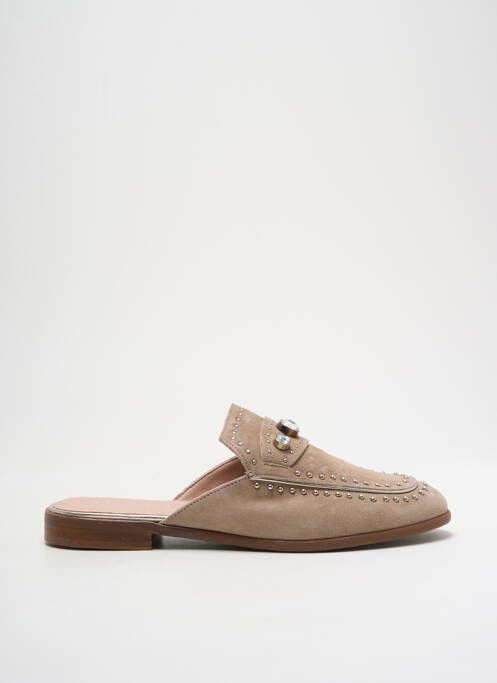 Mules/sabots type de semelle amortissante talon plat jusqu'à 3cm beige DORKING femme