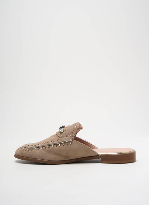 Mules/sabots type de semelle amortissante talon plat jusqu'à 3cm beige DORKING femme