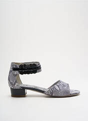 Sandales/Nu pieds gris UN TOUR EN VILLE pour femme seconde vue