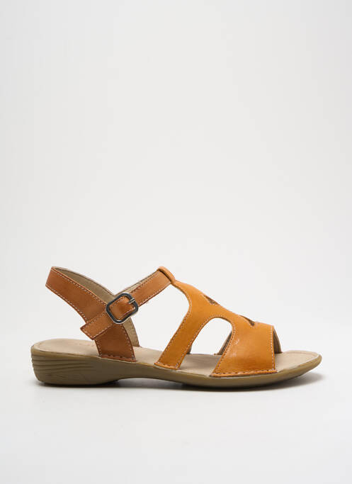 Sandales/Nu pieds orange DORKING pour femme