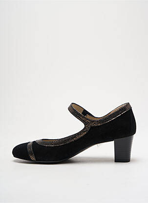 Escarpins nubuck talon de 4 à 6cm noir BRENDA ZARO femme