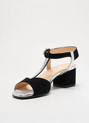 Sandales/Nu pieds noir BRENDA ZARO pour femme seconde vue