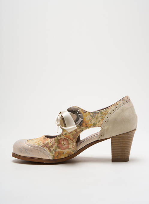 Sandales/Nu pieds beige DKODE pour femme