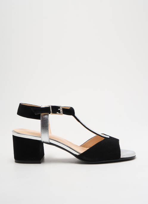 Sandales/Nu pieds noir BRENDA ZARO pour femme