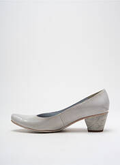 Escarpins gris UN TOUR EN VILLE pour femme seconde vue