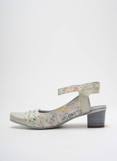 Sandales/Nu pieds beige UN TOUR EN VILLE pour femme