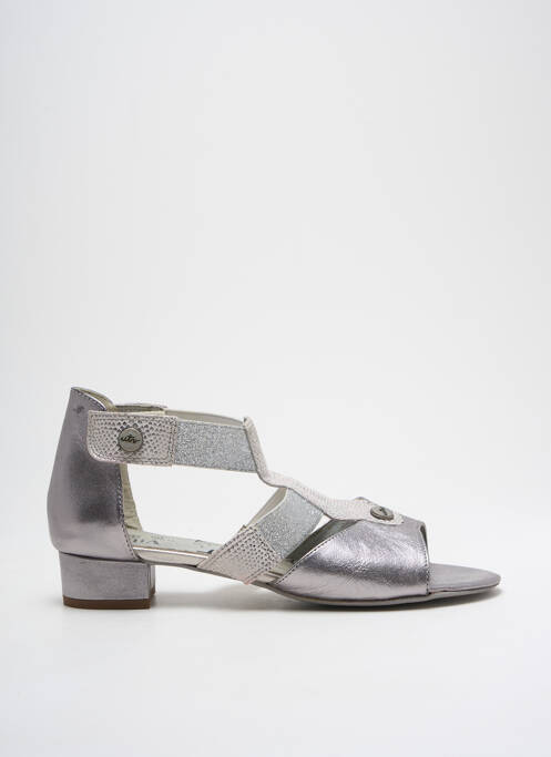 Sandales/Nu pieds argent UN TOUR EN VILLE pour femme