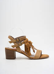 Sandales/Nu pieds marron BISOUS CONFITURE pour femme seconde vue
