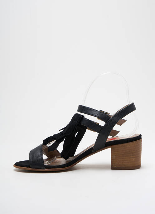 Sandales/Nu pieds noir BISOUS CONFITURE pour femme