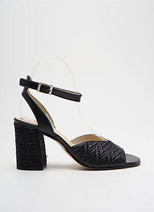 Sandales/nu pieds matière lisse talon de 4 à 6cm noir MARROQUI SANCHEZ femme