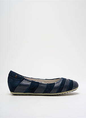 Ballerines matière lisse talon plat jusqu'à 3cm bleu COULEUR POURPRE femme