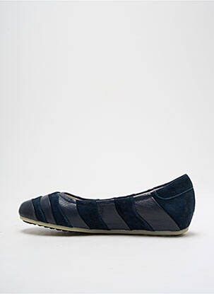 Ballerines matière lisse talon plat jusqu'à 3cm bleu COULEUR POURPRE femme
