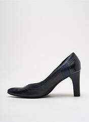Escarpins bleu UN TOUR EN VILLE pour femme seconde vue
