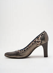 Escarpins marron UN TOUR EN VILLE pour femme seconde vue