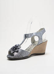 Sandales/Nu pieds argent UN TOUR EN VILLE pour femme seconde vue