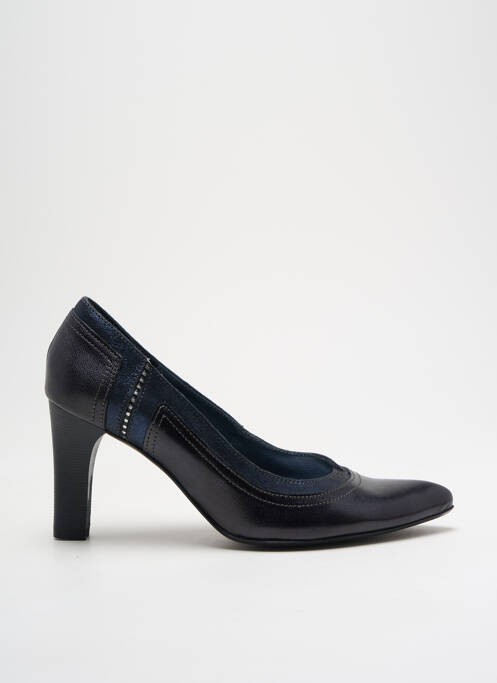 Escarpins bleu UN TOUR EN VILLE pour femme